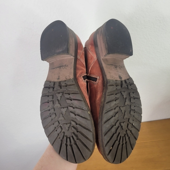 Dromedaris Kara red leather conbat Boots - Picture 7 of 8